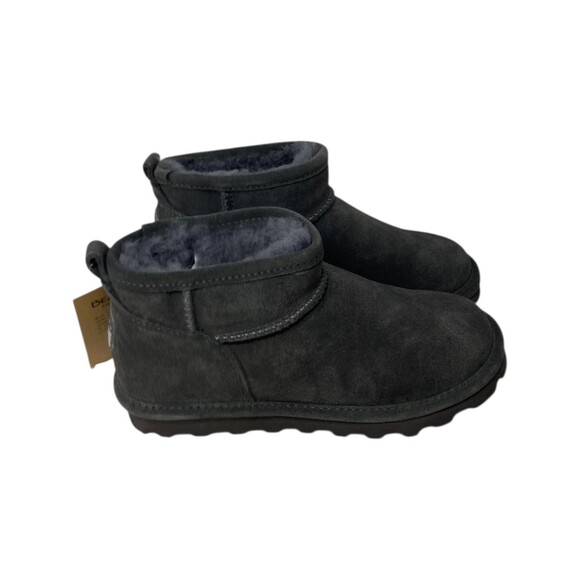 Bearpaw Booties Women's Size 5 Shorty Boots Gray Wool Lining - Picture 1 of 11